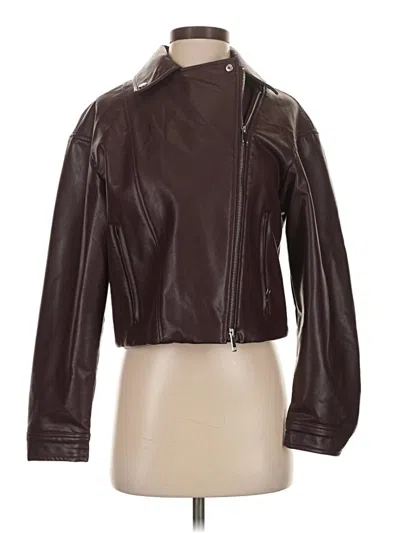 Pre-owned Zara Jacket In Brown