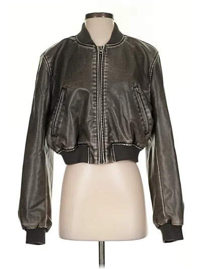 Pre-owned Zara Jacket In Brown