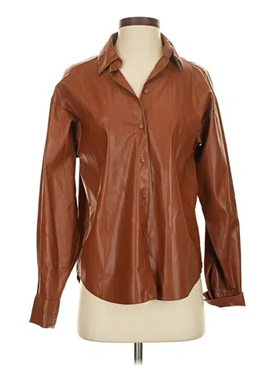 Pre-owned Zara Jacket In Brown