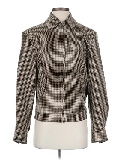 Pre-owned Zara Jacket In Brown