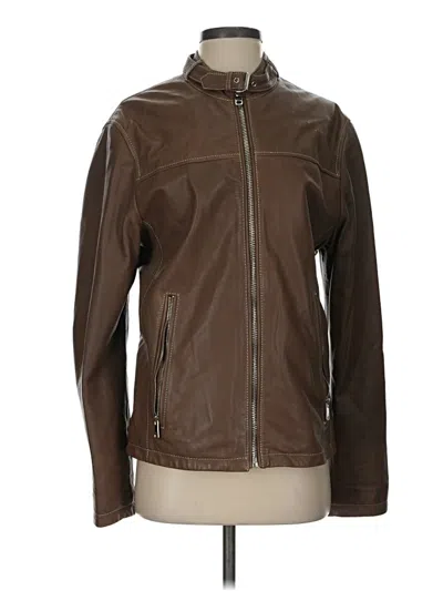 Pre-owned Zara Jacket In Brown