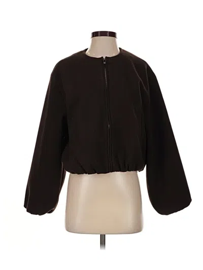 Pre-owned Zara Jacket In Brown