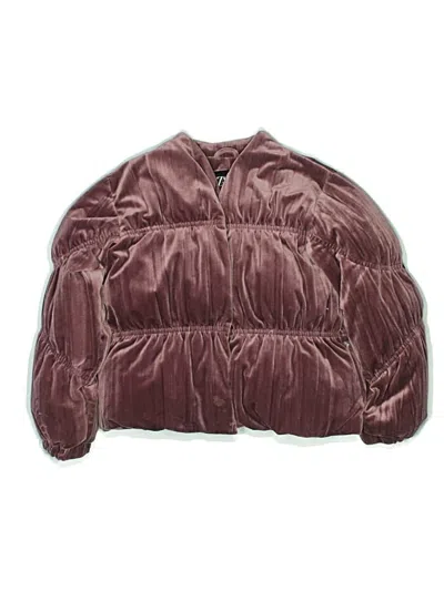 Pre-owned Zara Kids' Jacket In Burgundy