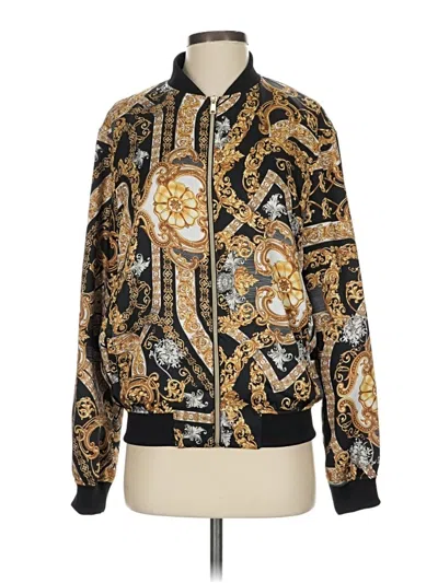Pre-owned Zara Jacket In Gold