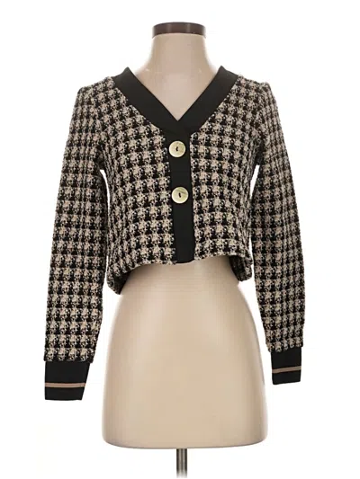 Pre-owned Zara Jacket In Gold