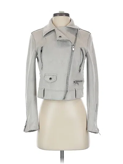 Pre-owned Zara Jacket In Gray