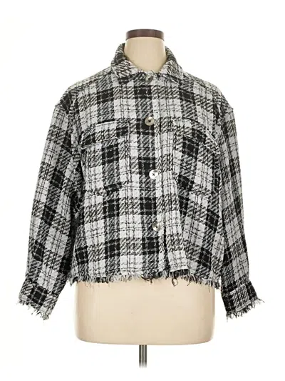 Pre-owned Zara Jacket In Gray