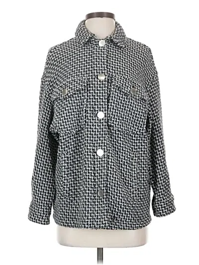 Pre-owned Zara Jacket In Gray