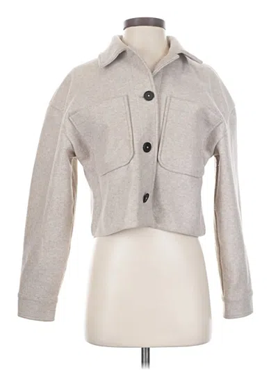 Pre-owned Zara Jacket In Gray