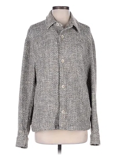Pre-owned Zara Jacket In Gray