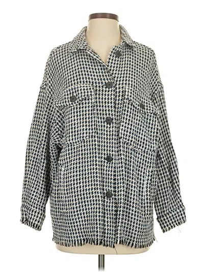 Pre-owned Zara Jacket In Gray