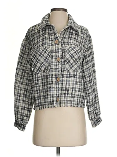Pre-owned Zara Jacket In Gray