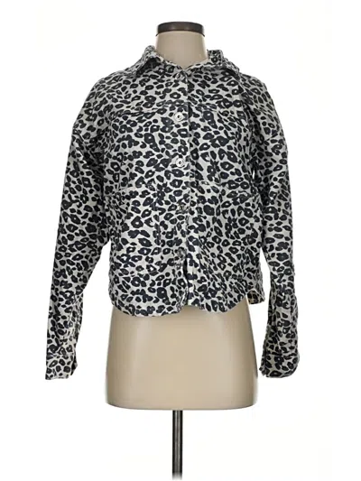Pre-owned Zara Jacket In Gray