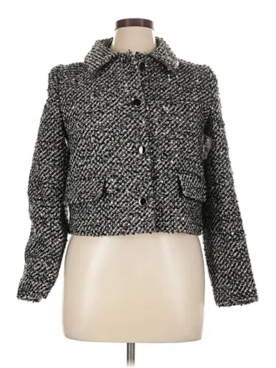 Pre-owned Zara Jacket In Gray