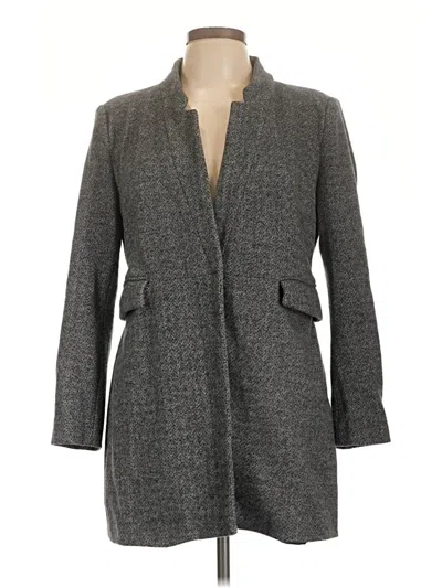 Pre-owned Zara Jacket In Gray