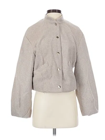 Pre-owned Zara Jacket In Gray