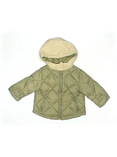 Pre-owned Zara Babies' Jacket In Green