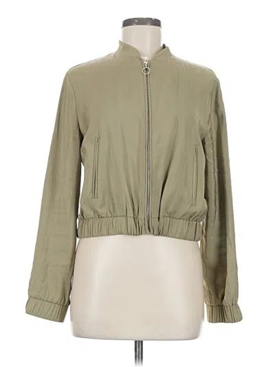 Pre-owned Zara Jacket In Green