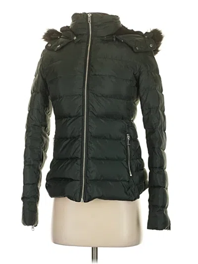 Pre-owned Zara Jacket In Green