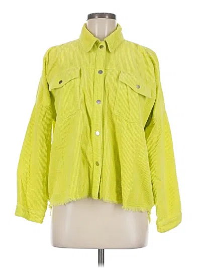 Pre-owned Zara Jacket In Green