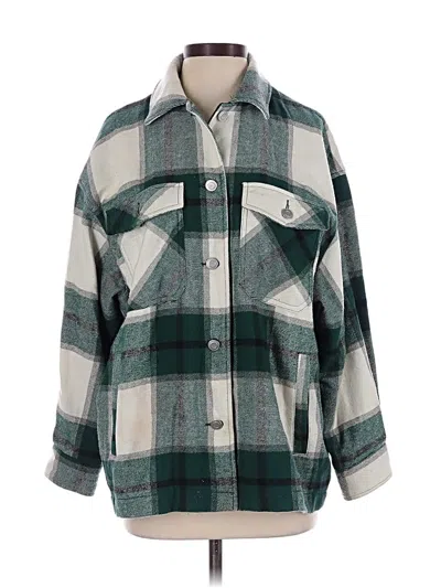Pre-owned Zara Jacket In Green