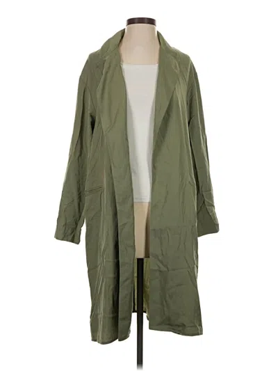 Pre-owned Zara Jacket In Green