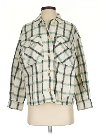 Pre-owned Zara Jacket In Green