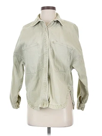 Pre-owned Zara Jacket In Green
