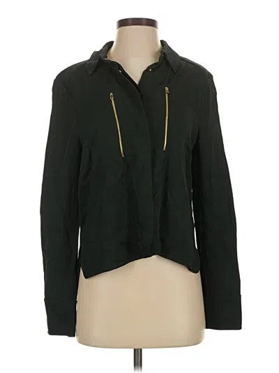 Pre-owned Zara Jacket In Green