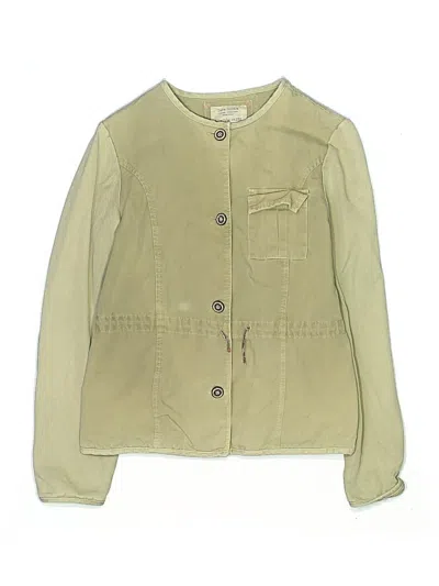 Pre-owned Zara Kids' Jacket In Green