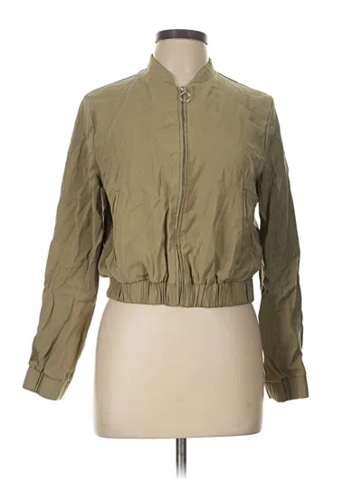 Pre-owned Zara Jacket In Green