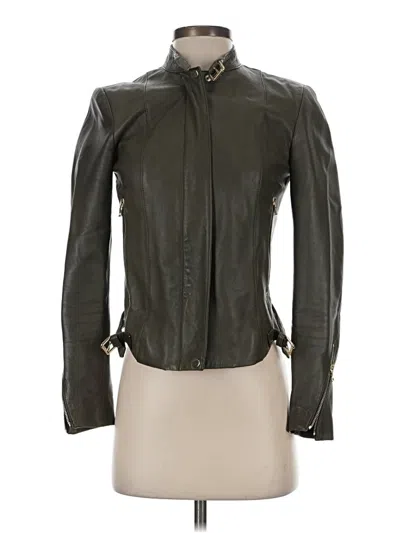 Pre-owned Zara Jacket In Green