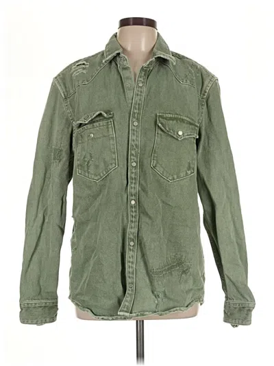 Pre-owned Zara Jacket In Green
