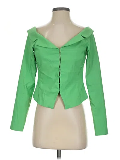 Pre-owned Zara Jacket In Green