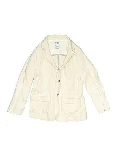 Pre-owned Zara Kids' Jacket In Ivory
