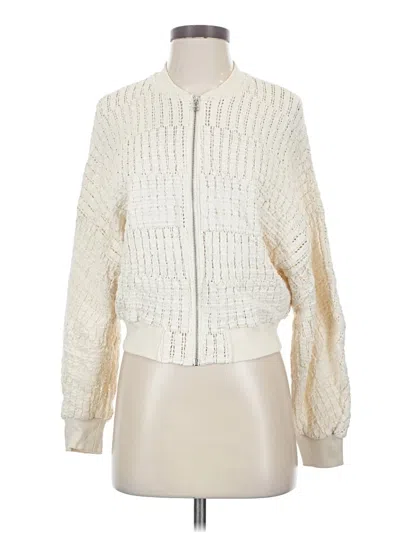 Pre-owned Zara Jacket In Ivory