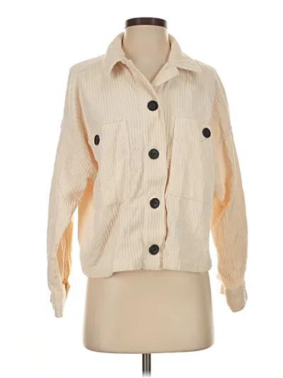 Pre-owned Zara Jacket In Ivory