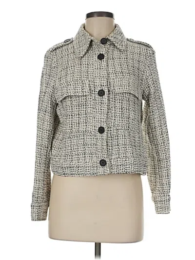 Pre-owned Zara Jacket In Ivory