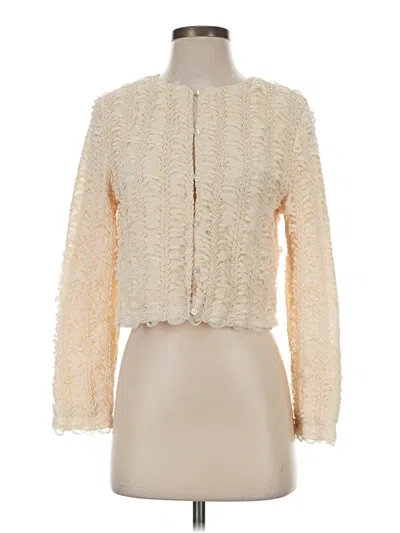 Pre-owned Zara Jacket In Ivory
