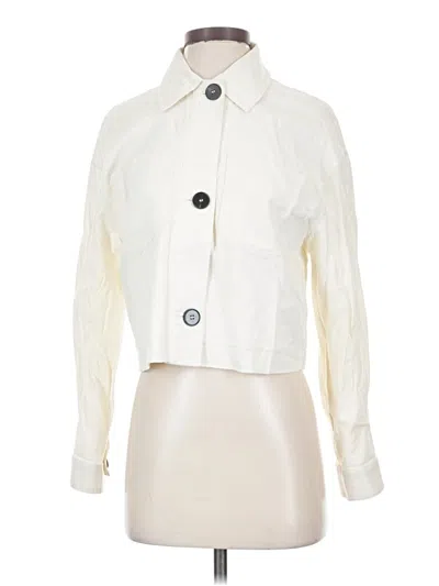 Pre-owned Zara Jacket In Ivory