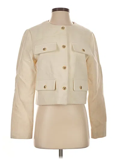 Pre-owned Zara Jacket In Ivory