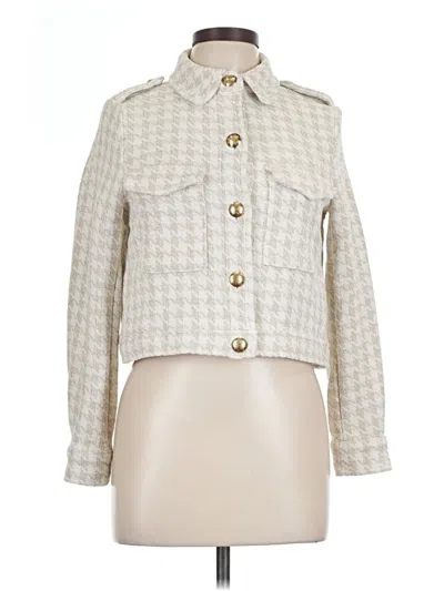 Pre-owned Zara Jacket In Ivory