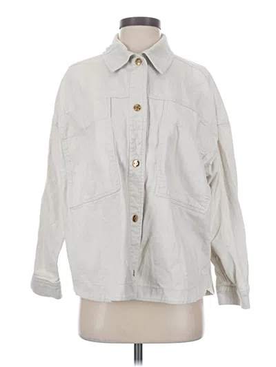 Pre-owned Zara Jacket In Ivory