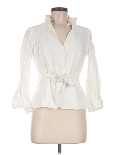 Pre-owned Zara Jacket In Ivory