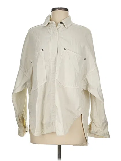 Pre-owned Zara Jacket In Ivory