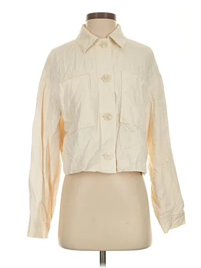 Pre-owned Zara Jacket In Ivory