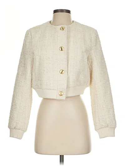 Pre-owned Zara Jacket In Ivory