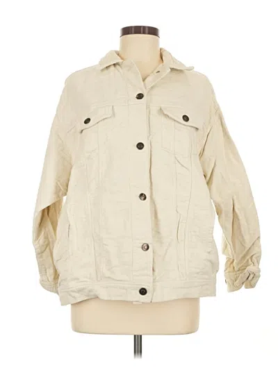 Pre-owned Zara Jacket In Ivory