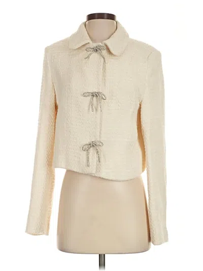 Pre-owned Zara Jacket In Ivory