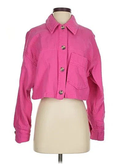Pre-owned Zara Jacket In Pink